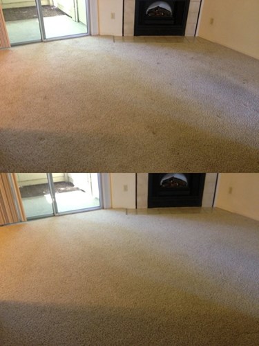 before and after carpet cleaning results in merced ca