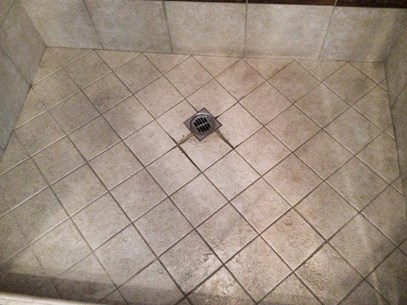 dirty shower tile in Merced CA