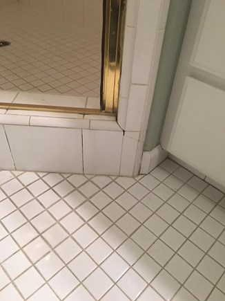 before image of bathroom tile in Merced Ca